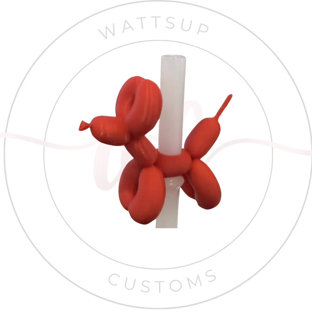 Balloon Dog Straw Charm - Image 11
