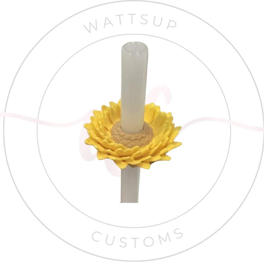 Sunflower Straw Charm